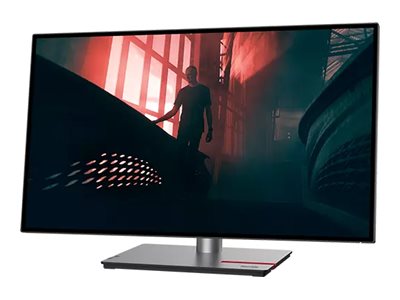 Lenovo ThinkVision P27q-30 - Écran LED - 27" - 2560 x 1440 QHD @ 60 Hz - IPS - 350 cd/m² - 1000:1 - 4 ms - HDMI, DisplayPort - noir corbeau - 63A2GAT1EU - Écrans d'ordinateur