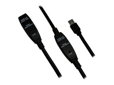 MCL - Rallonge de câble USB - USB type A (M) pour USB type A (F) - USB 3.0 - 15 m - actif - MC923AMF/A-15M - Câbles USB
