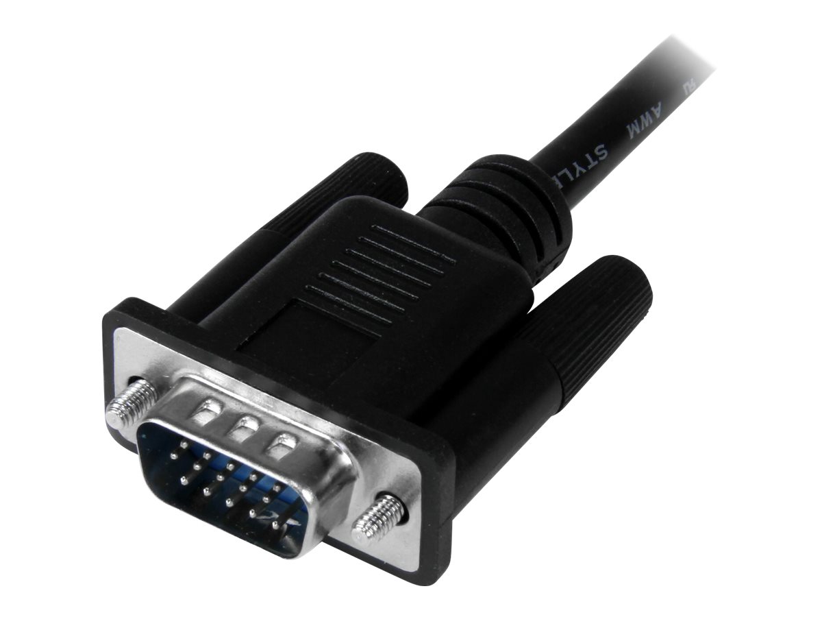 StarTech.com Adaptateur VGA vers HDMI avec audio USB et alimentation USB - Convertisseur portable VGA vers HDMI - M/F - 1080p - Blanc - Câble adaptateur - HD-15 (VGA), USB type B mâle pour HDMI femelle - 26 cm - noir - alimentation USB, support 1080p, actif - VGA2HDU - Accessoires pour téléviseurs