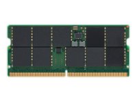 Kingston - DDR5 - module - 16 Go - SO DIMM 262 broches - 4800 MHz / PC5-38400 - CL40 - 1.1 V - mémoire sans tampon - ECC - KTL-TN548T-16G - Mémoire pour ordinateur portable