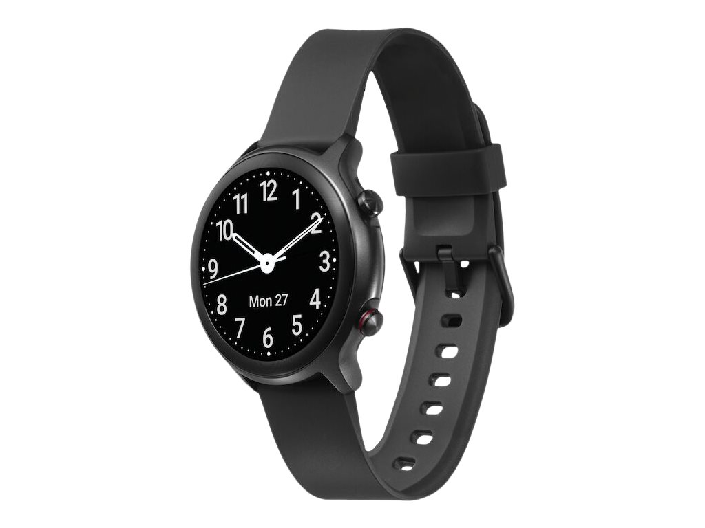 Doro Watch - Noir - montre intelligente avec sangle - silicone TPU - affichage 1.28" - Bluetooth - 45 g - 8359 - Montres intelligentes