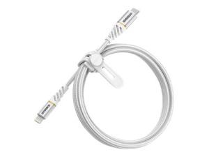 OtterBox Premium - Câble Lightning - Lightning mâle pour 24 pin USB-C mâle - 1 m - ciel nuageux blanc - USB Power Delivery (60W) - 78-52651 - Câbles spéciaux