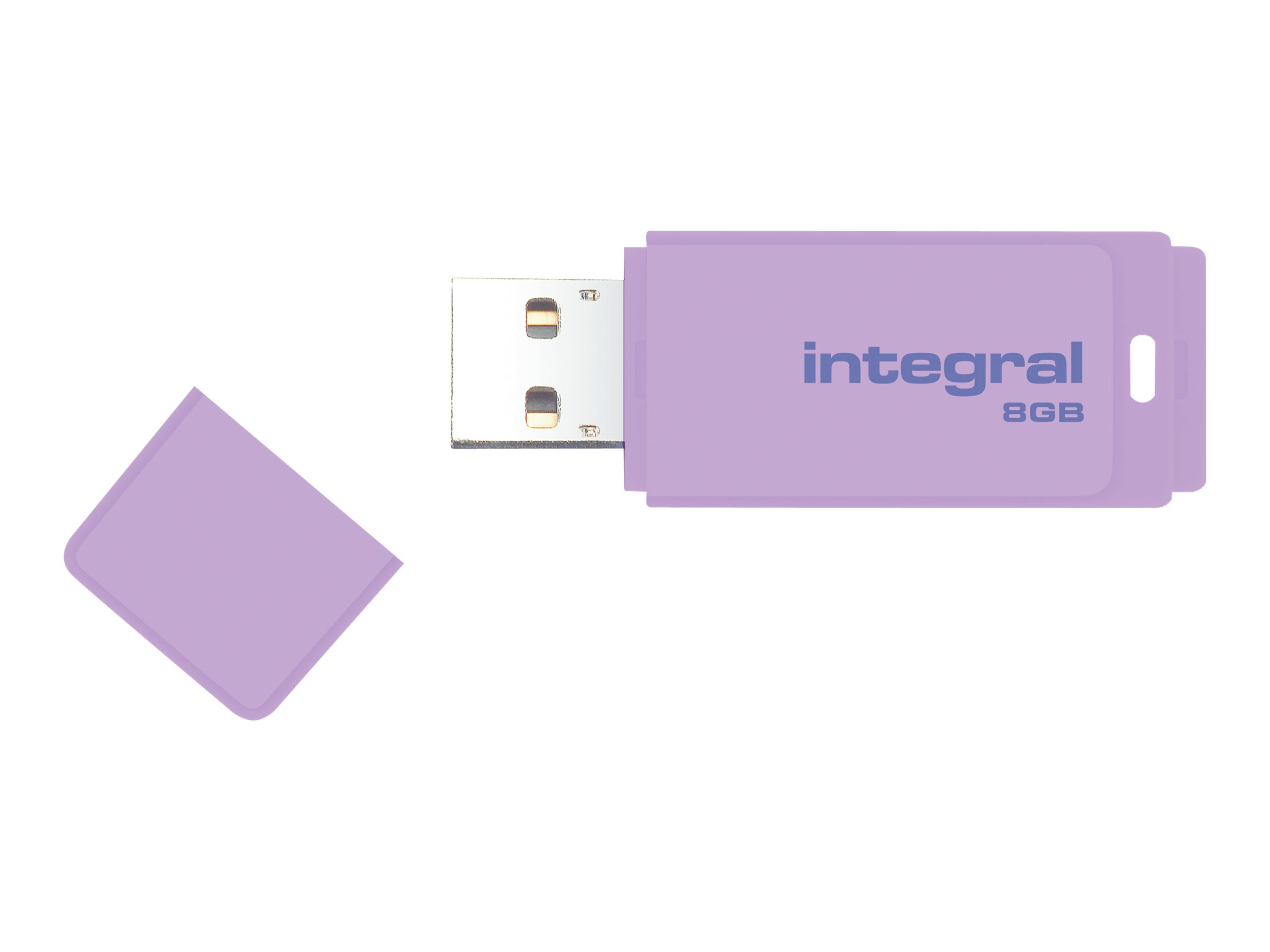 Integral Pastel - Clé USB - 8 Go - USB 2.0 - lavande - INFD8GBPASLH - Lecteurs flash