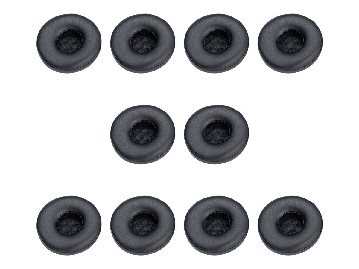 Jabra - Coussinet pour casque - noir (pack de 10) - pour Engage 50 Mono, 50 Stereo - 14101-70 - Accessoires pour écouteurs