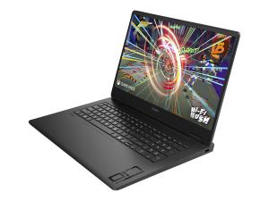 OMEN by HP Laptop 17-db0116nf - AMD Ryzen 9 - 8945HS / jusqu'à 5.2 GHz - Win 11 Home - GeForce RTX 4060 - 32 Go RAM - 1 To SSD NVMe - 17.3" IPS 2560 x 1440 (QHD) @ 240 Hz - Gigabit Ethernet - Wi-Fi 6E, Bluetooth - noir céleste, chrome noir (logo) - clavier : Français - B3ZJ9EA#ABF - Ordinateurs portables