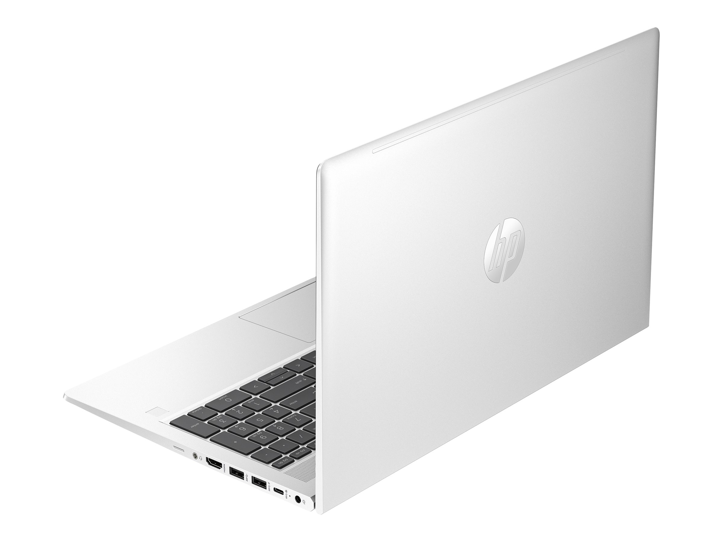 HP ProBook 455 G10 Notebook - AMD Ryzen 5 - 7530U / jusqu'à 4.5 GHz - Win 11 Pro - Radeon Graphics - 8 Go RAM - 256 Go SSD NVMe - 15.6" IPS 1920 x 1080 (Full HD) - Gigabit Ethernet - Wi-Fi 6E, Bluetooth - brochet argent aluminium - clavier : Français - 968L2ET#ABF - Ordinateurs portables