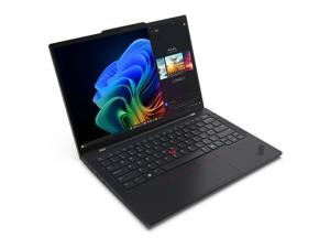 Lenovo ThinkPad T14s Gen 6 21N1 - Conception de charnière à 180 degrés - Snapdragon X Elite - X1E-78-100 - Win 11 Pro (sur ARM) - Qualcomm Adreno - 32 Go RAM - 1 To SSD TCG Opal Encryption 2, NVMe - 14" IPS 1920 x 1200 - Bluetooth, Wi-Fi 7 - noir - clavier : Français - avec 1 an de support Premier Lenovo - 21N1000AFR - Ordinateurs portables