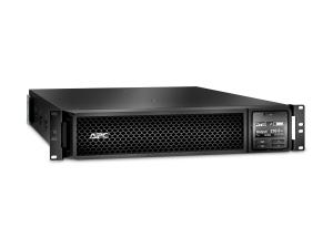 APC Smart-UPS SRT 3000VA RM - Onduleur (montable sur rack / externe) - CA 220/230/240 V - 2700 Watt - 3000 VA - Acide de plomb - RS-232, USB - connecteurs de sortie : 10 - 2U - noir - avec carte de gestion de réseau APC UPS AP9641 - pour P/N: AR4018SPX432, AR4024SP, AR4024SPX429, AR4024SPX431, AR4024SPX432, NBWL0356A - SRT3000RMXLI-NC - UPS montables sur rack