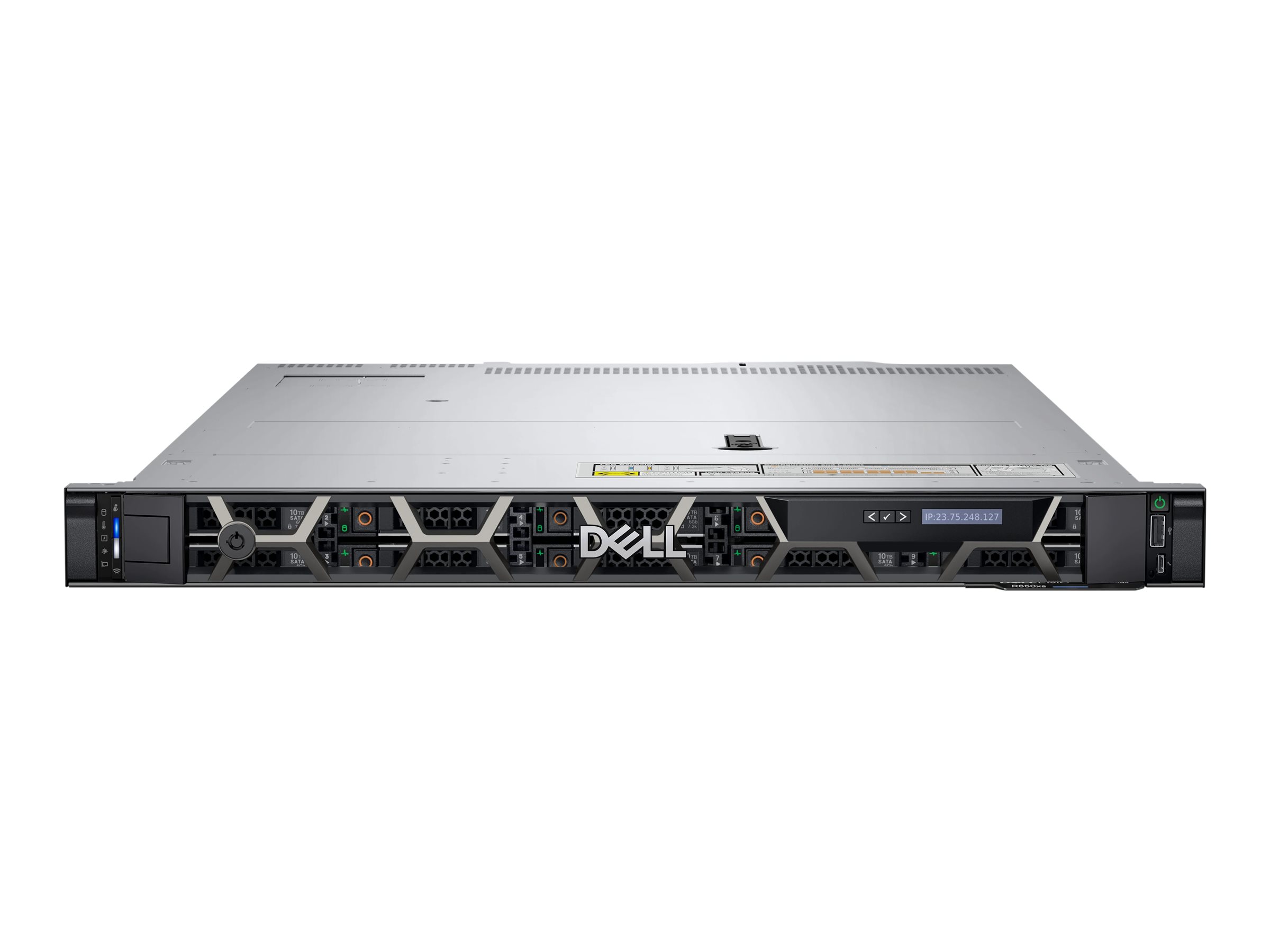 Dell PowerEdge R650xs - Serveur - Montable sur rack - 1U - 2 voies - 1 x Xeon Silver 4309Y / jusqu'à 3.6 GHz - RAM 32 Go - SAS - hot-swap 2.5" baie(s) - SSD 480 Go - Matrox G200 - Gigabit Ethernet - Aucun SE fourni - moniteur : aucun - noir - BTP - Dell Smart Selection, Dell Smart Value - avec 3 ans de base sur site - W66FF - Serveurs rack
