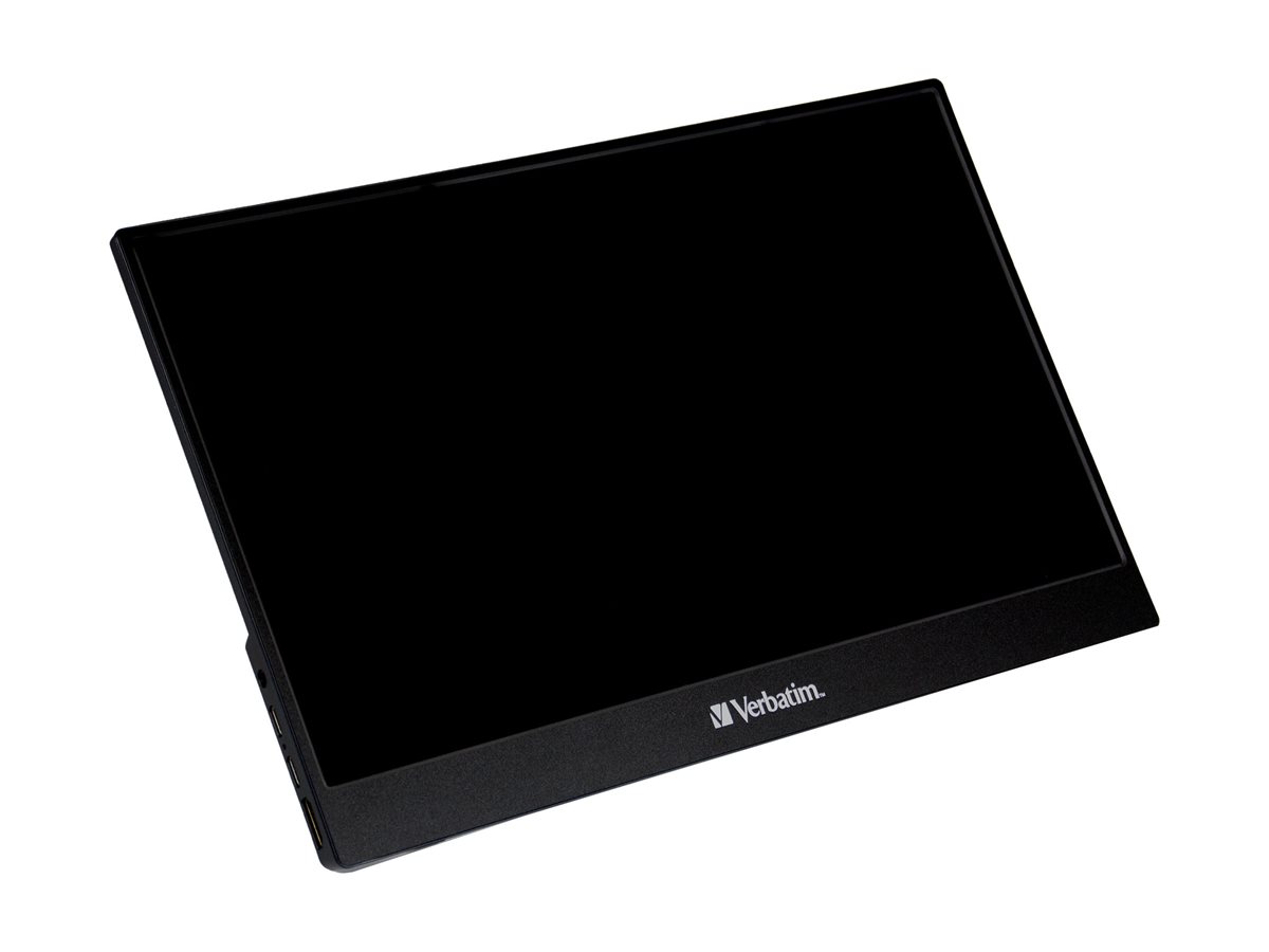 Verbatim PMT-15 - Écran LED - 15.6" - portable - écran tactile - 1920 x 1080 Full HD (1080p) - IPS - 1000:1 - HDMI, 2xUSB-C - haut-parleurs - 49592 - Écrans d'ordinateur