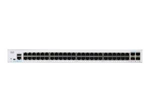 Cisco Business 250 Series CBS250-48T-4G - Commutateur - C3 - intelligent - 48 x 10/100/1000 + 4 x Gigabit SFP - Montable sur rack - CBS250-48T-4G-EU - Concentrateurs et commutateurs gigabit