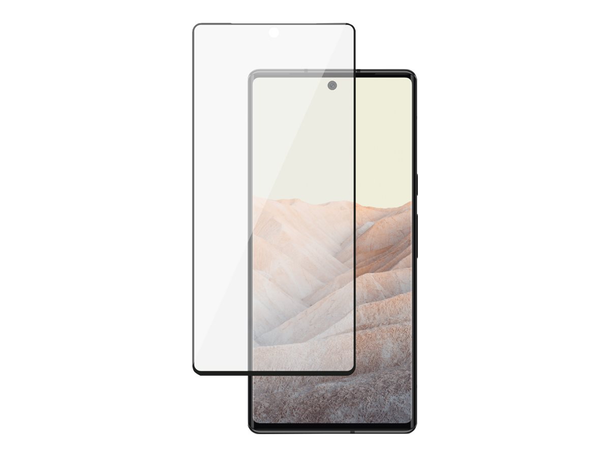BIGBEN Connected - Protection d'écran pour téléphone portable - 3D - verre - couleur de cadre noir - pour Google Pixel 6 Pro - PEGLASSPIXEL6P - Accessoires pour téléphone portable