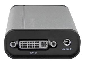 StarTech.com Boîtier d'acquisition vidéo DVI haute performance par USB 3.0 - Enregistreur vidéo compact - 1080p 60 fps - Aluminium - Convertisseur vidéo - DVI - DVI - aluminium - USB32DVCAPRO - Convertisseurs vidéo