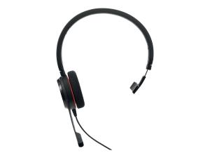 Jabra Evolve 20 MS mono - Micro-casque - sur-oreille - convertible - filaire - USB-C - isolation acoustique - 4993-823-189 - Écouteurs