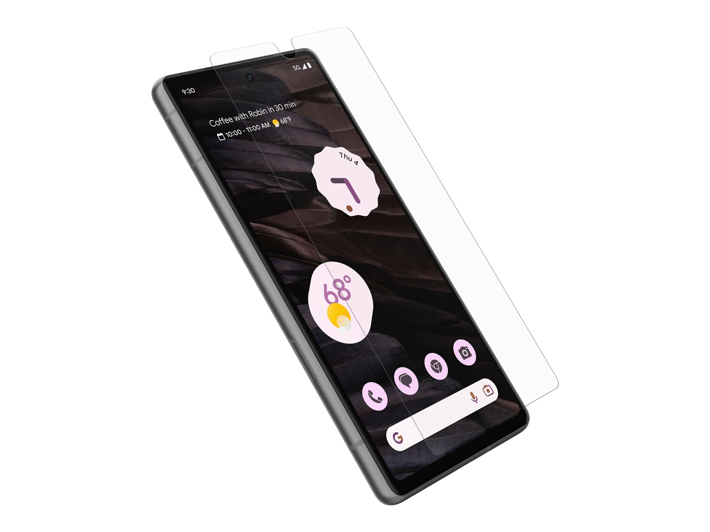 OtterBox Trusted Glass - Protection d'écran pour téléphone portable - verre - clair - pour Google Pixel 7a - 77-92108 - Accessoires pour téléphone portable