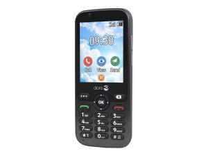 DORO 7010 - 4G téléphone de service - microSD slot - 320 x 240 pixels - rear camera 3 MP - gris - 7752 - Téléphones 4G