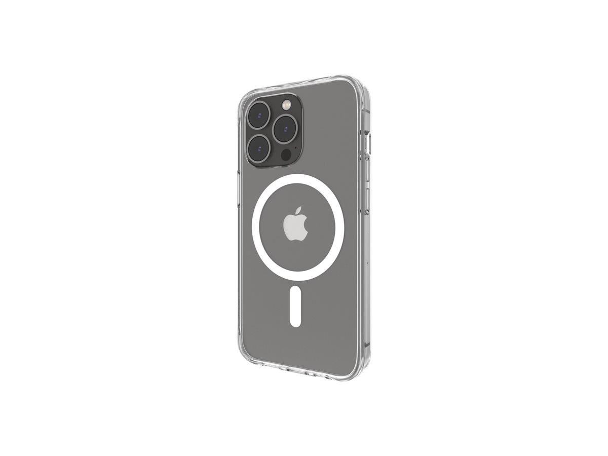 Belkin SheerForce - Coque de protection pour téléphone portable - magnétique - compatibilité avec MagSafe - clair - mince, léger - pour Apple iPhone 14 Pro - MSA010BTCL - Coques et étuis pour téléphone portable