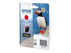Epson T3247 - 14 ml - rouge - original - cartouche d'encre - pour SureColor P400, SC-P400 - C13T32474010 - Cartouches d'imprimante