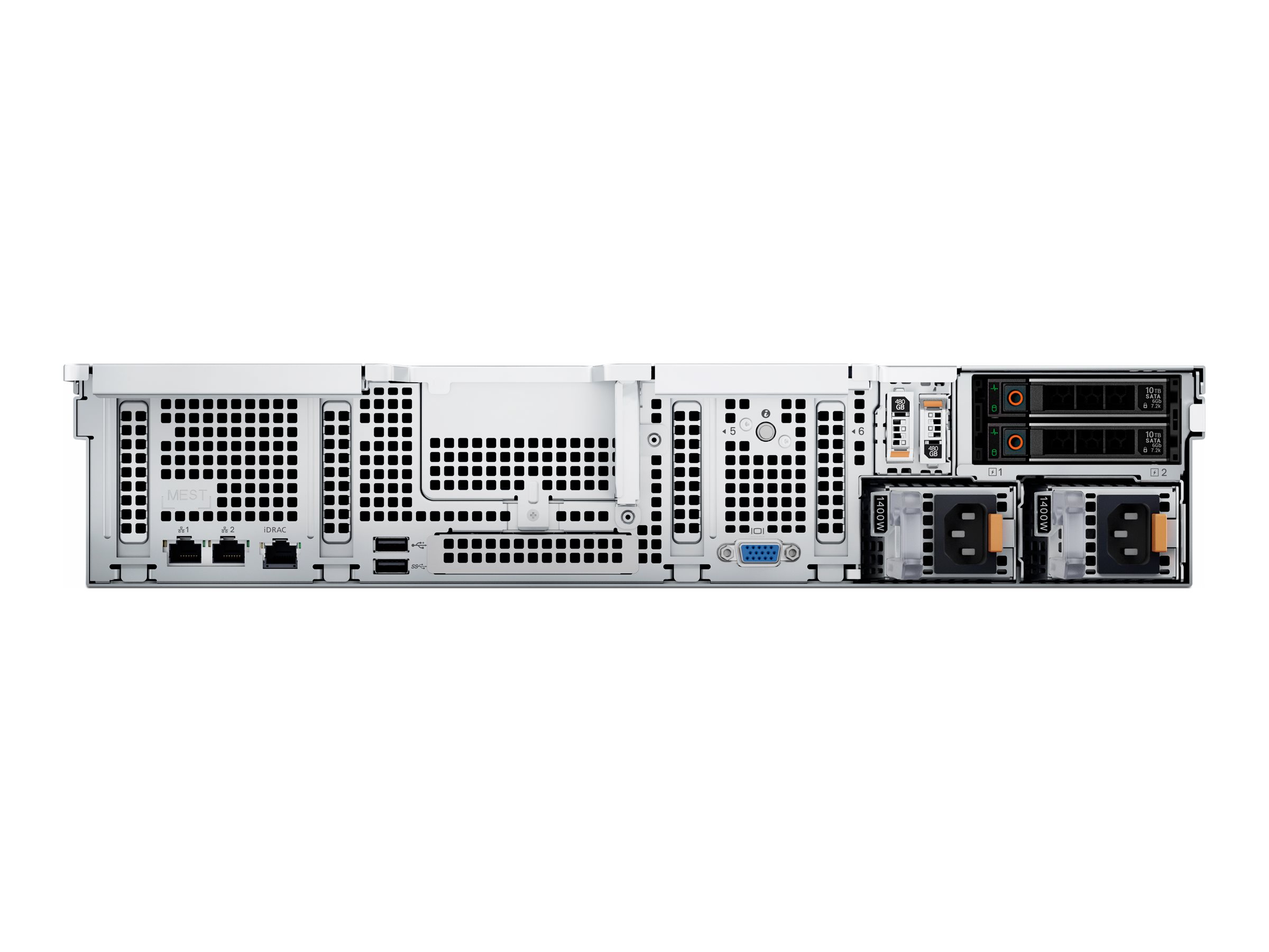 Dell PowerEdge R760xs - Serveur - Montable sur rack - 2U - 2 voies - 1 x Xeon Silver 4410Y / jusqu'à 3.9 GHz - RAM 32 Go - SAS - hot-swap 3.5" baie(s) - SSD 480 Go - Matrox G200 - Gigabit Ethernet - Aucun SE fourni - moniteur : aucun - noir - BTP - Dell Smart Selection, Dell Smart Value - avec 3 ans de support de base avec service sur place le jour ouvrable suivant - 0C17J - Serveurs rack