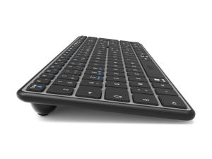 PORT Connect - Clavier - compact - sans fil - 2.4 GHz, Bluetooth 5.0 - AZERTY - Français - 911002FR - Claviers