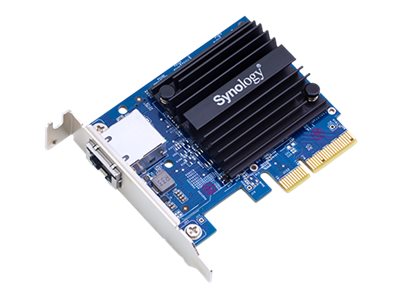 Synology E10G18-T1 - Adaptateur réseau - PCIe 3.0 x4 profil bas - 10Gb Ethernet x 1 - pour Disk Station DS1618; RackStation RS1219, RS2418, RS2818, RS3618, RS818 - E10G18-T1 - Adaptateurs réseau PCI-e
