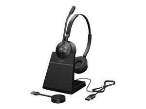 Jabra Engage 55 Stereo - Micro-casque - sur-oreille - DECT - sans fil - Certifié pour Microsoft Teams - 9559-455-111 - Écouteurs