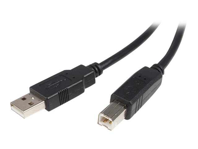 StarTech.com Câble USB 2.0 A vers B de 2 m - Cordon USB A vers USB B - M/M - Câble USB - USB (M) pour USB type B (M) - USB 2.0 - 2 m - noir - USB2HAB2M - Câbles USB