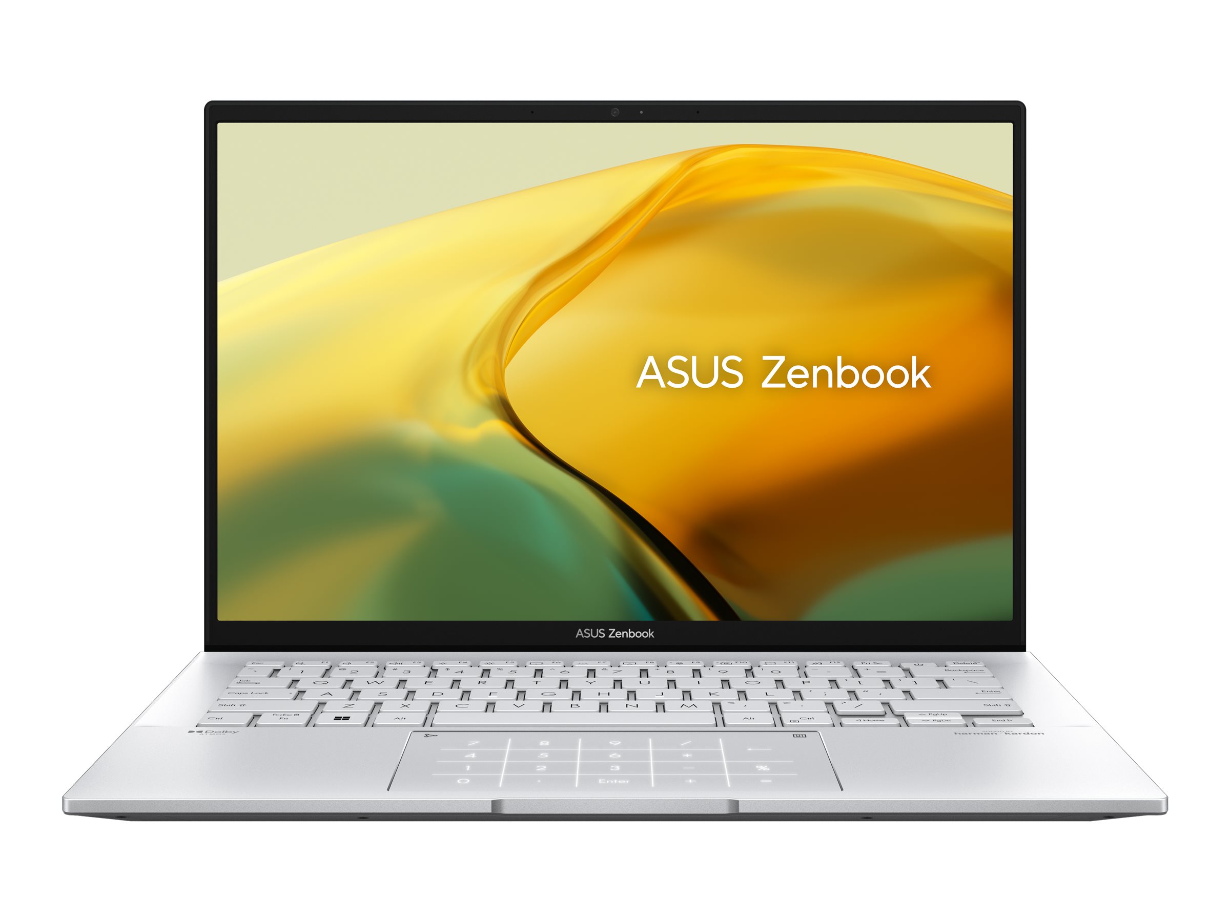 ASUS ZenBook 14 OLED BX3402VA-KM576X - Conception de charnière à 180 degrés - Intel Core i5 - 1340P / jusqu'à 4.6 GHz - Win 11 Pro - Carte graphique Intel Iris Xe - 16 Go RAM - 1 To SSD NVMe - 14" OLED 2880 x 1800 (WQXGA+) @ 90 Hz - Wi-Fi 6E, Bluetooth - argent brumeux - 90NB10G6-M00W60 - Ordinateurs portables