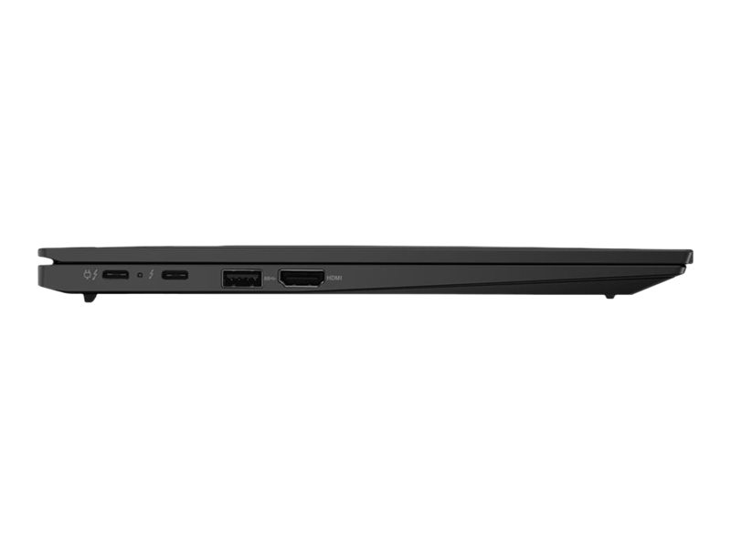 Lenovo ThinkPad X1 Carbon Gen 11 21HM - Conception de charnière à 180 degrés - Intel Core i7 - 1355U / jusqu'à 5 GHz - Evo - Win 11 Pro - Carte graphique Intel Iris Xe - 32 Go RAM - 1 To SSD TCG Opal Encryption 2, NVMe, Performance - 14" IPS écran tactile ThinkPad Privacy Guard 1920 x 1200 - NFC, Wi-Fi 6E, Bluetooth - mise à niveau possible 4G/5G - tissage noir profond - clavier : Français - avec 3 ans de support Lenovo Premier - 21HM007HFR - Ordinateurs portables