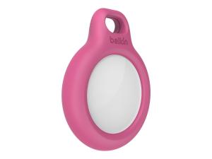 Belkin - Support sécurisé avec sangle pour étiquette Bluetooth anti-perte - rose - pour Apple AirTag - F8W974BTPNK - accessoires divers