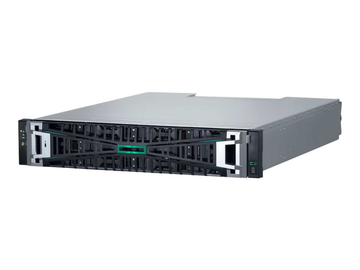 HPE Modular Smart Array 2070 10/25GbE iSCSI LFF Storage - Baie de disques - 0 To - 12 Baies (SAS-3) - iSCSI (10 GbE), iSCSI (25 GbE) (externe) - rack-montable - 2U - S1H43A - Baies de disque iSCSI