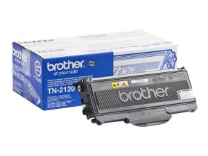 Brother TN2120 - Noir - original - cartouche de toner - pour Brother DCP-7030, 7040, 7045, HL-2140, 2150, 2170, MFC-7320, 7440, 7840; Justio DCP-7040 - TN2120 - Cartouches de toner Brother