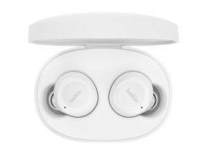 Belkin SoundForm Bolt - Écouteurs sans fil avec micro - intra-auriculaire - Bluetooth - blanc - AUC009BTWH - Écouteurs