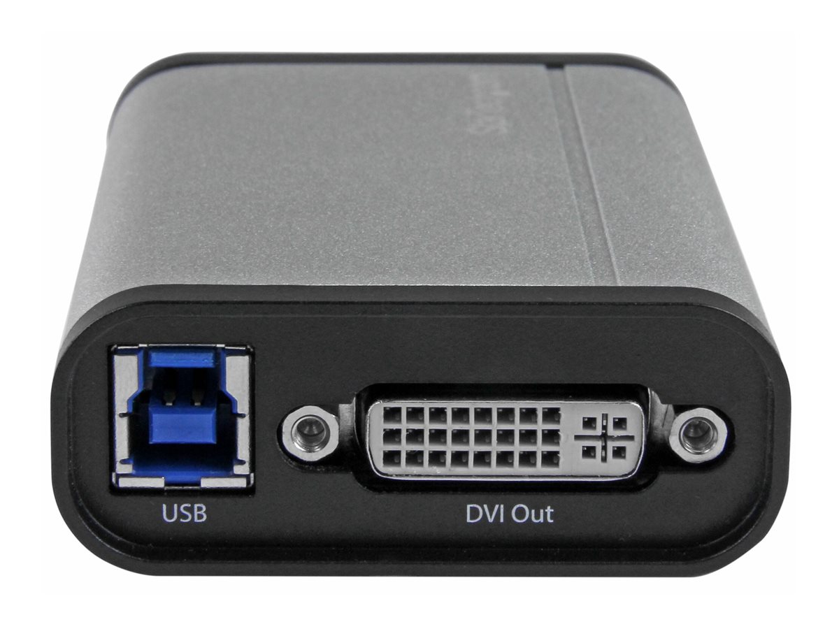 StarTech.com Boîtier d'acquisition vidéo DVI haute performance par USB 3.0 - Enregistreur vidéo compact - 1080p 60 fps - Aluminium - Convertisseur vidéo - DVI - DVI - aluminium - USB32DVCAPRO - Convertisseurs vidéo