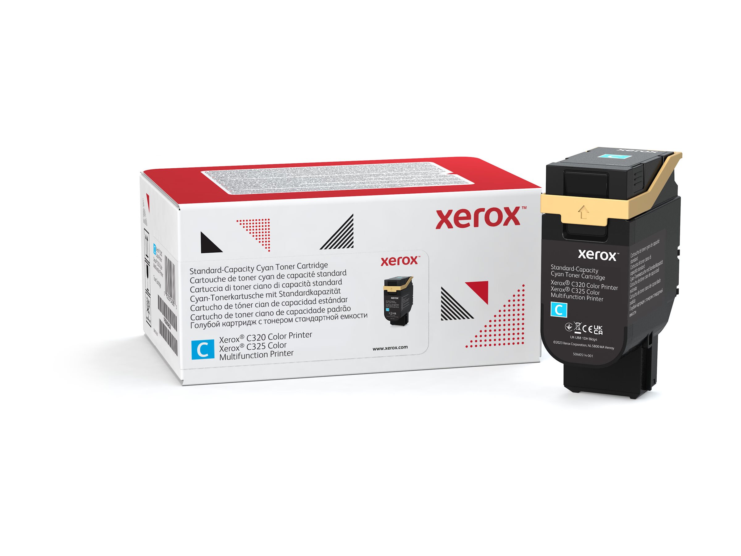 Xerox - Cyan - original - boîte - cartouche de toner - pour Xerox C325 - 006R04820 - Autres cartouches de toner