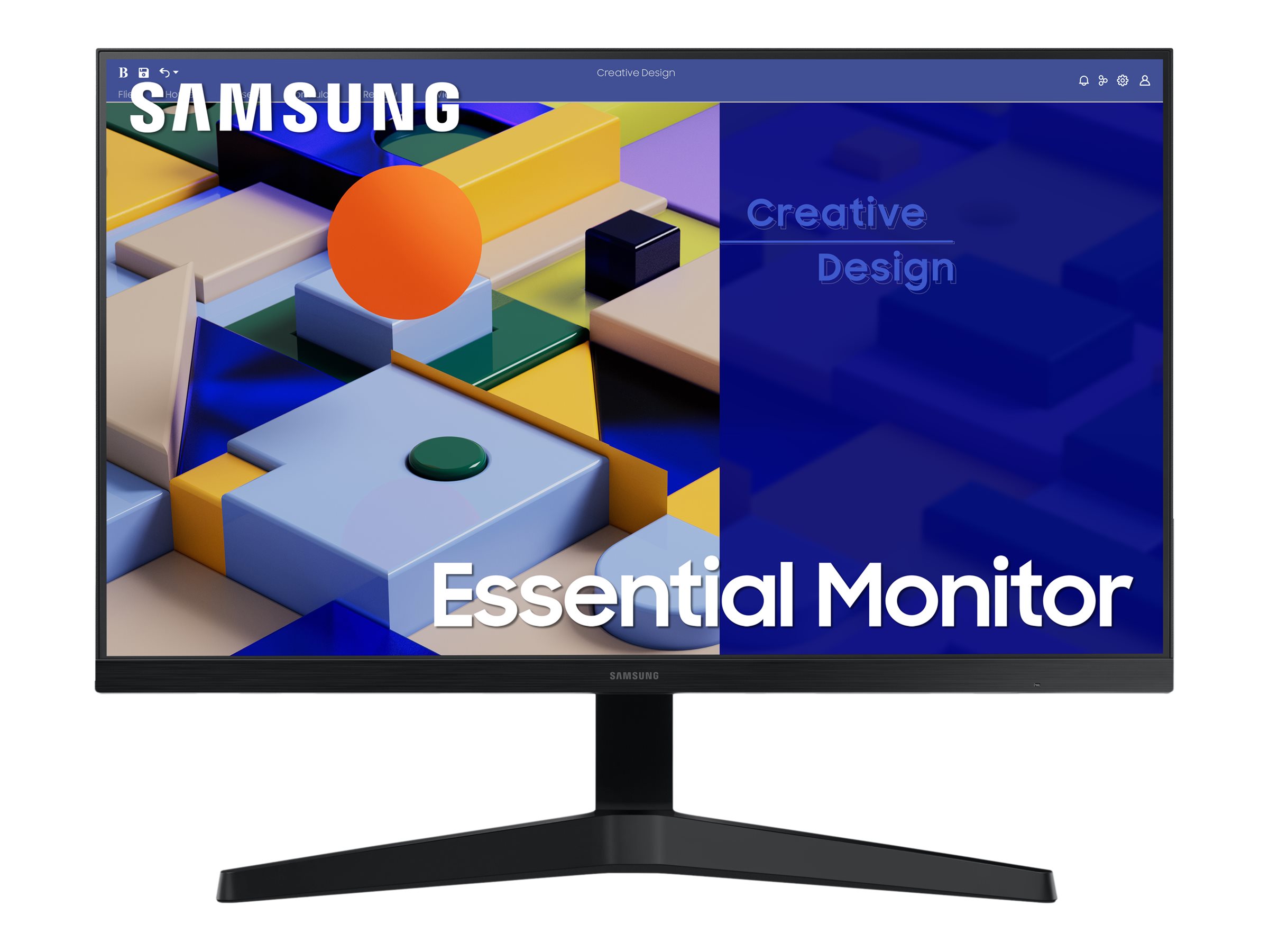 Samsung S27C310EAU - S31C Series - écran LED - 27" - 1920 x 1080 Full HD (1080p) @ 75 Hz - IPS - 250 cd/m² - 1000:1 - 5 ms - HDMI, VGA - noir - LS27C310EAUXEN - Écrans d'ordinateur