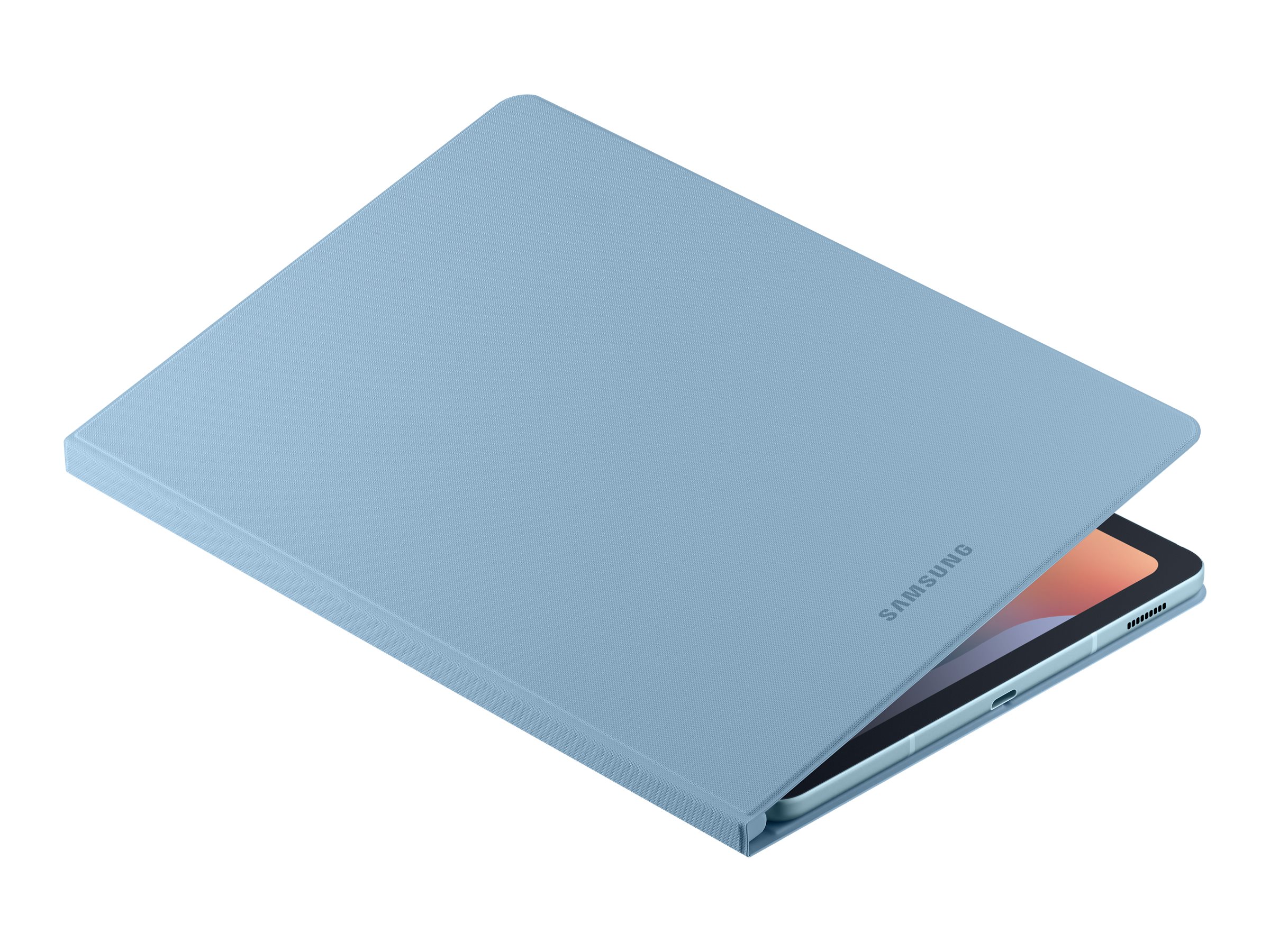 Couverture de livre Samsung EF-BP610 - Étui à rabat pour tablette - bleu - pour Galaxy Tab S6 Lite - EF-BP610PLEGEU - Accessoires pour ordinateur portable et tablette