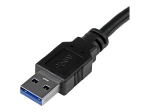 StarTech.com Adaptateur USB 3.1 (10 Gb/s) pour disque dur SATA avec UASP - Câble USB 3.1 vers HDD / SSD SATA III 6 Gb/s - Contrôleur de stockage - 2.5" - SATA 6Gb/s - USB 3.1 (Gen 2) - noir - USB312SAT3CB - Adaptateurs de stockage