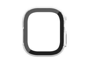 Belkin SCREENFORCE TemperedCurve - Pare-chocs pour montre intelligente - 2 en 1 - polycarbonate, verre trempé (9H) - clair - pour Apple Watch Ultra, Ultra 2 - OWA001ZZCL - Accessoires pour smart watch