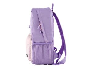 HP - Campus - sac à dos pour ordinateur portable - 15.6" - rose, mauve, mauve - 7J597AA - Sacoches pour ordinateur portable