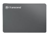 Transcend StoreJet 25C3 - Disque dur - 2 To - externe (portable) - 2.5" - USB 3.0 - gris de fer - TS2TSJ25C3N - Disques durs externes