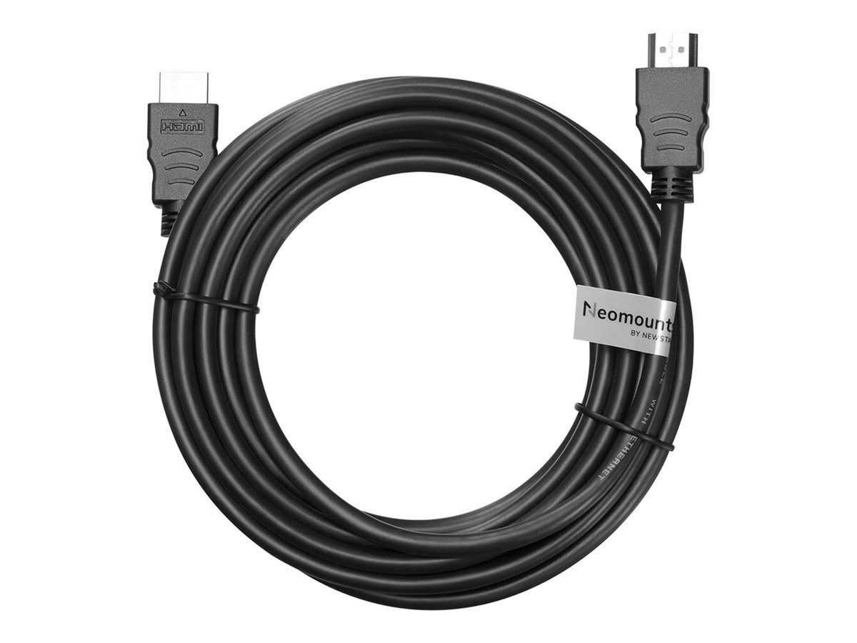Neomounts - High Speed - câble HDMI - HDMI mâle pour HDMI mâle - 5 m - noir - HDMI15MM - Câbles HDMI