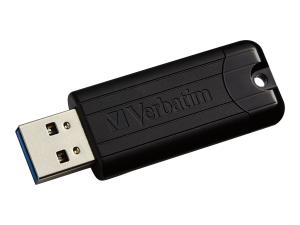 Verbatim Store 'n' Go Pin Stripe USB Drive - Clé USB - 16 Go - USB 3.2 Gen 1 - noir - 49316 - Lecteurs flash