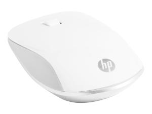 HP 410 Slim - Souris - droitiers et gauchers - 3 boutons - sans fil - Bluetooth 5.0 - blanc, finition matte - pour Laptop 15, 15s - 4M0X6AA#ABB - Souris