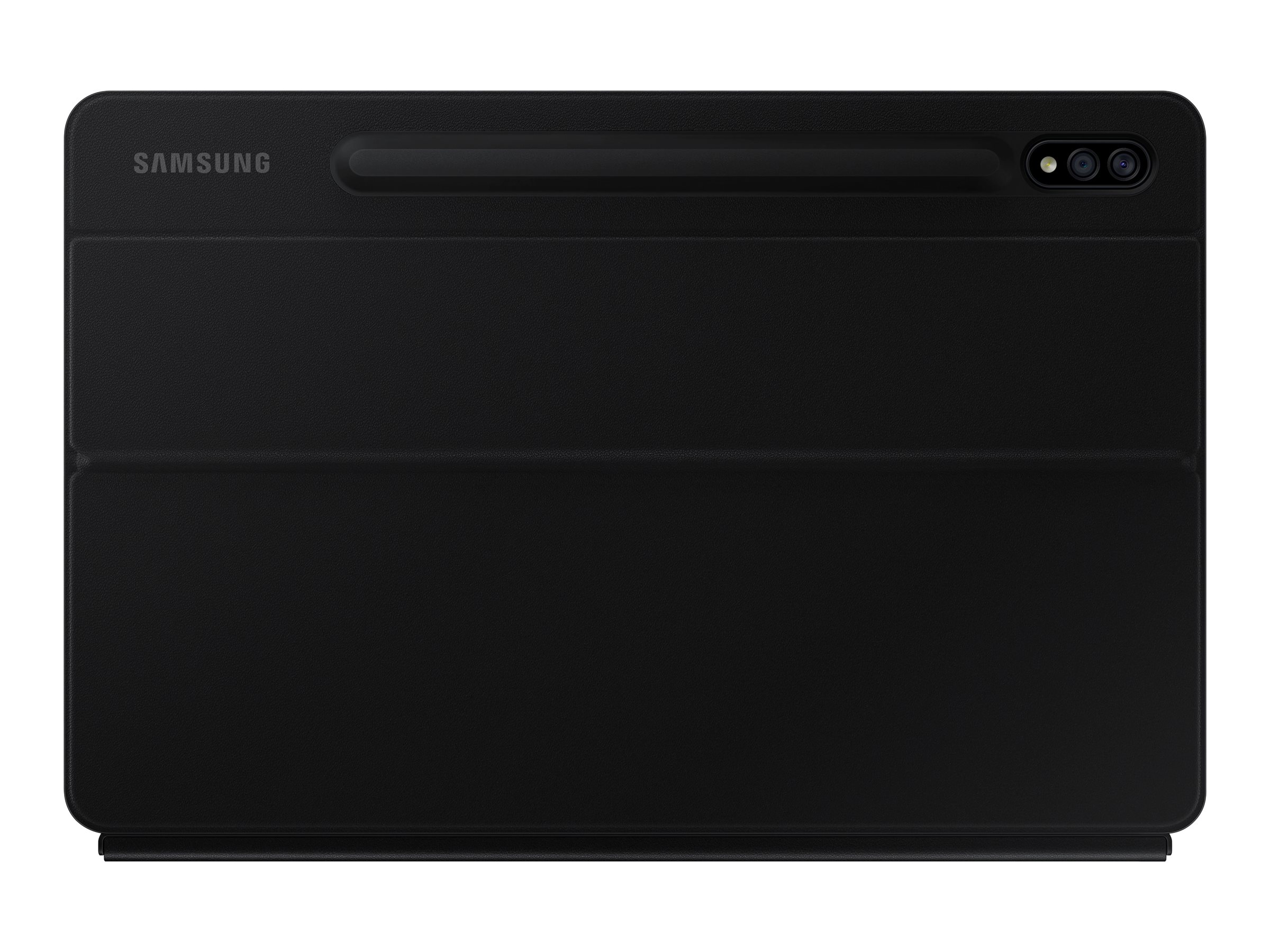 Samsung Book Cover Keyboard EF-DT870 - Clavier et étui - avec pavé tactile - POGO pin - noir - pour Galaxy Tab S7 - EF-DT870BBEGFR - Claviers