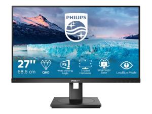 Philips S-line 275S1AE - Écran LED - 27" - 2560 x 1440 QHD @ 75 Hz - IPS - 250 cd/m² - 1000:1 - 4 ms - HDMI, DVI-D, DisplayPort - haut-parleurs - texture noire - 275S1AE/00 - Écrans d'ordinateur