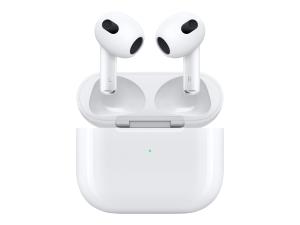 Apple AirPods with Lightning Charging Case - 3ème génération - écouteurs sans fil avec micro - embout auriculaire - Bluetooth - blanc - MPNY3ZM/A - Écouteurs