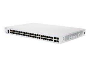 Cisco Business 250 Series CBS250-48T-4G - Commutateur - C3 - intelligent - 48 x 10/100/1000 + 4 x Gigabit SFP - Montable sur rack - CBS250-48T-4G-EU - Concentrateurs et commutateurs gigabit