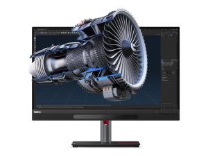 Lenovo ThinkVision 27 3D - Écran LED - 27" - 3840 x 2160 4K @ 60 Hz - IPS - 310 cd/m² - 1200:1 - HDR10 - 4 ms - HDMI, DisplayPort, USB-C - haut-parleurs - noir corbeau - 63F1UAT3EU - Écrans d'ordinateur