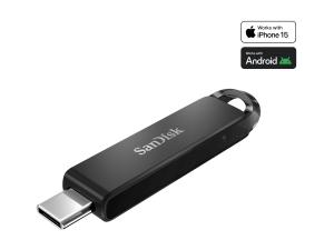 SanDisk Ultra - Clé USB - 64 Go - USB 3.1 Gen 1 / USB-C - SDCZ460-064G-G46 - Lecteurs flash